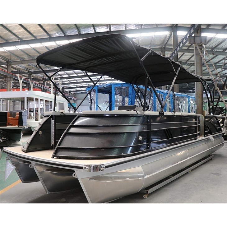 Luxury Double Decker Pontoon Boat high quality